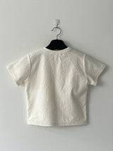 Flower daisy cropped t