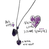 Natural LOVE stone (purple)