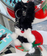 Black rabbit keyring
