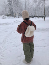 Furry mini back pack