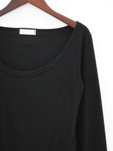 シンプルスカーフTシャツ / Simple scarf T-shirt (3color)