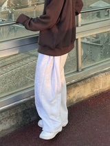 (起毛)オルリー サイドタックパンツ