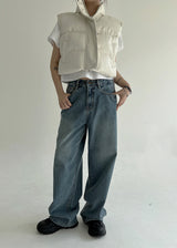2ボタンワイドパンツ/no.1797 Two Button Wide Pants (2color)