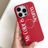 マイカラーケース / My Color Case (Red Slim Hard)