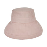 Metal tip over fit bucket hat Pink