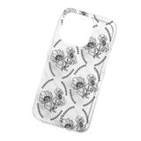 ポピー スマホケース/Black Poppy (Galaxy) Jelly Case