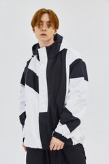 CHAOTIC INCISION HOODED JACKET