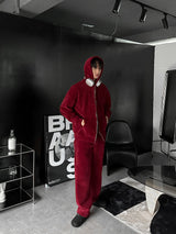 Perfect Velour Hood Zip Up (3color)