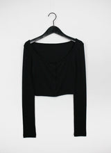 ロースナップカーディガンTシャツ/Low Snap Cardigan T-shirt (3color)