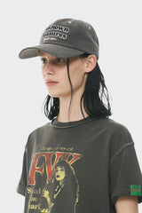 ビンテージウォッシュドキャップ/Vintage washed cap (black)