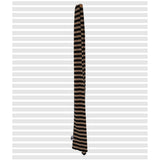 Stripe Muffler Black Beige