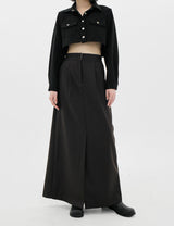 ダーソンクロップシャツジャケット / Derson Crop Shirt Jacket (2color)