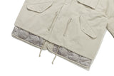 リセントロゴM65ジャケット/RECENT LOGO M65 PARKA_LIGHT GREY