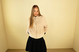 Snowflake fur jacket