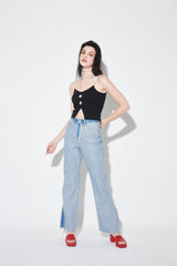 チェーンノースリーブトップ/CHAIN SLEEVELESS TOP