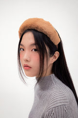 버니 헤드밴드_소프트 브라운 / Bunny headband_soft brown (6656021594230)