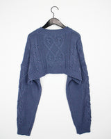ボレロクロップニット/Dia Bolero Crop Knit (4color)