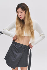アンダーツイストニットカーディガン/Under Twisted Knit Cardigan (4 colors)