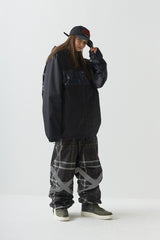 ポットXリフレクティブジョガーパンツ / BSR2223FWPT022 BSR POT-X REFLECTIVE JOGGER PANTS BLACK CHECK