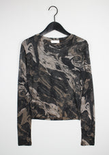ギャラクシーシースルーTシャツ / Galaxy see-through T-shirt (3color)