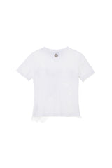 メッシュレイヤードタイトTシャツ / [23SS LSD COLLECTION] Mesh Layered Tight T-Shirt_White