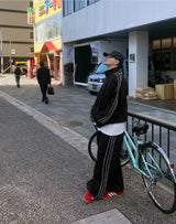 No.0547 3ラインスウェットセット ジップアップ