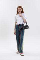 ティンウォッシュドワイドパンツ/TIN WASHED WIDE