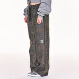 アヴリルツイードワイドロングパンツ/AVRIL TWEED WIDE LONG PANTS (BLUE)