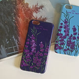 ラベンダーインザムーンライト iPhoneケース/Lavender In The Moonlight (iPhone) Matt Hard Case