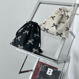 RIBBON STRING POUCH (2 color)
