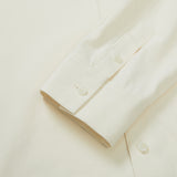 Solid Overfit Long sleeve shirt [IVORY] (6618543718518)