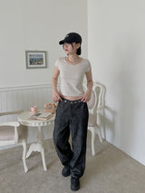 シュガークロップTシャツ / Sugar crop T-shirt (4color)