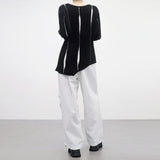 Rankle pintuck wide pants