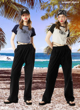 ラグラン クロップ Tシャツ / RAGLAN CROP-T(BLUE)