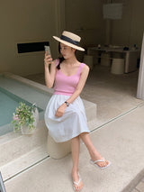 Soft Pastel Knit Sleeveless (4color)