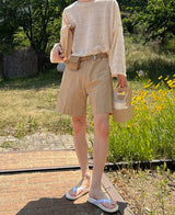 バックバックル ショートパンツ (3 color)