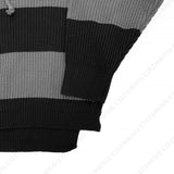 Striped Oversized Warmer Hooded Knitwear (3 colors)
