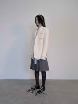 Cream Window Tailored Jacket (6635877826678)