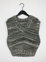 ミックスニットベスト/Mix Knit Best (3color)