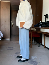 フリースプルオーバー