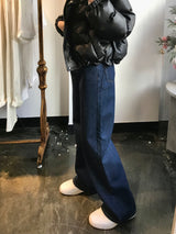 ワイドフィットデニムパンツ/WIDE FIT DARK BLUE DENIM PANTS [17789]
