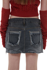 FOLD DENIM-BLACK