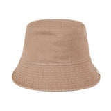 Monogram Label Pigment Bucket Hat Beige