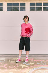 KIRSH X MISAKI KAWAI ドローイングニットベスト