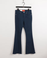 カンリーローライズコットンスパンブーツカットパンツ/Kanley Low Rise Cotton Span Bootcut Trousers
