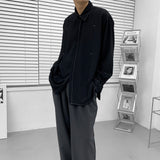 ステッチプリーツシャツ/MN Stitch Pleated Shirt (2 colors)