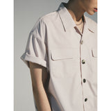 レイカットアウトボタンシャツ / LAY-CUT BUTTON SHIRT_IV