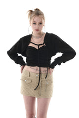 キルティングミニスカート/QUILTING MINI SKIRT