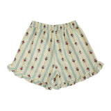 ラッフルヘムショーツ (ウォールペーパー) / RUFFLE HEM SHORTS, BEIGE (WALL PAPER)