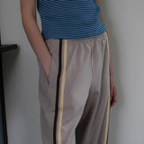 イージートラックパンツ / EASY TRACK PANTS_BEIGE